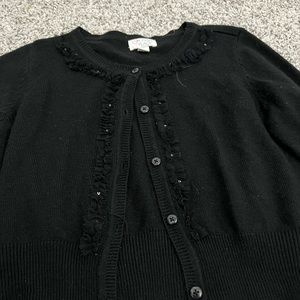 Black Crop Too Cardigan